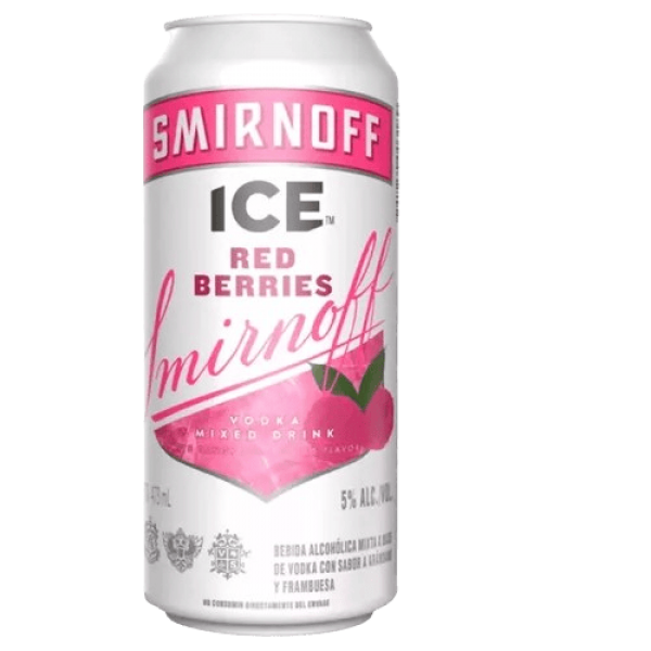 Smirnoff Ice Red Berries Vodka Sabor A Arandano Y Frambuesa 473ml