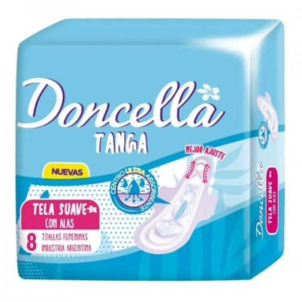 Doncella Tanga Toallas Femeninas 8 Unidades