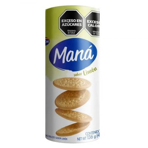 Mana Galletitas Dulces Sabor Limon 136gr