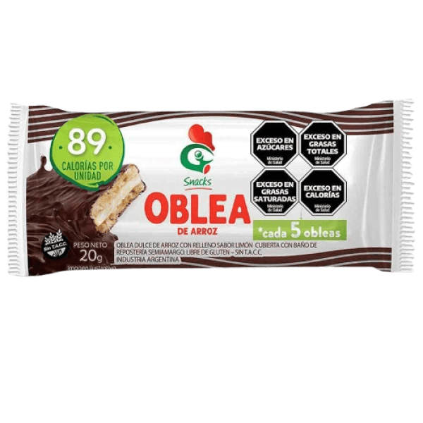 Gallo Snacks Oblea De Arroz  Sabor Limon 20gr