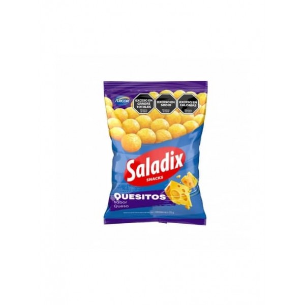 Saladix Snacks Quesitos Sabor Queso 70gr