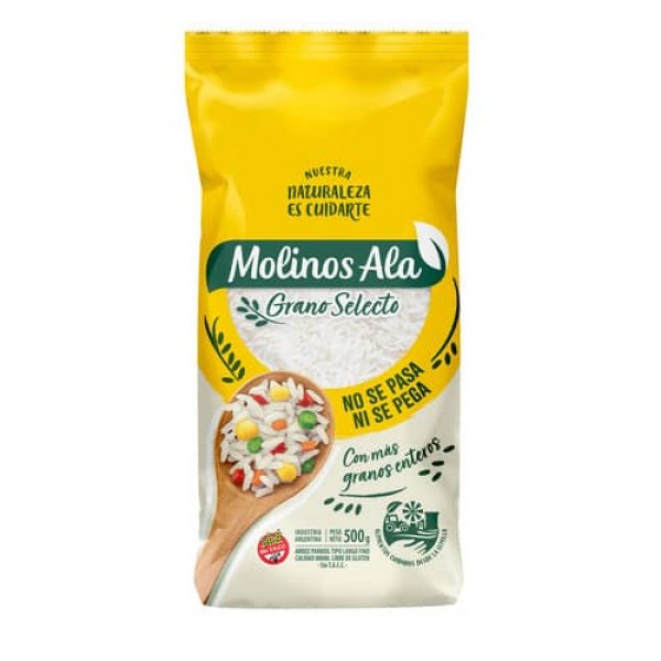 Molinos Ala Arroz Parboil Tipo Largo Fino 1kg