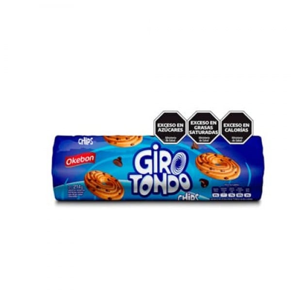 Girotondo Galletitas Dulces Con Chips Sabor Chocolate 214gr