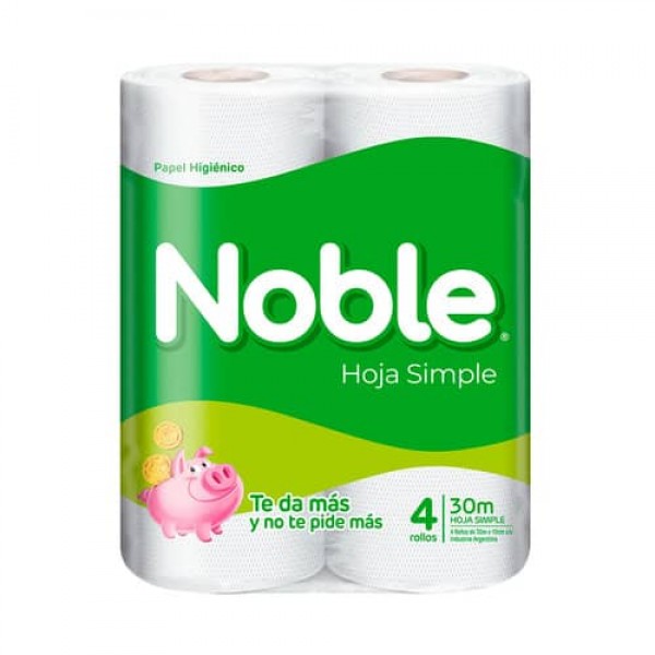 Noble Papel Higienico 4 Rollos x 30m