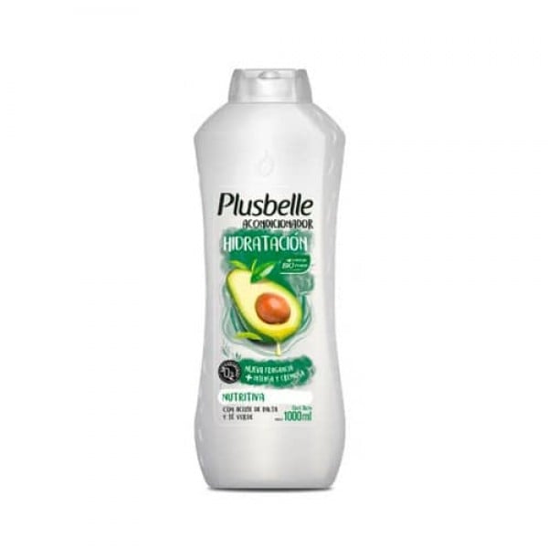 Plusbelle Acondicionador Hidratacion Con Aceite De Palta Y Te Verde 1000ml