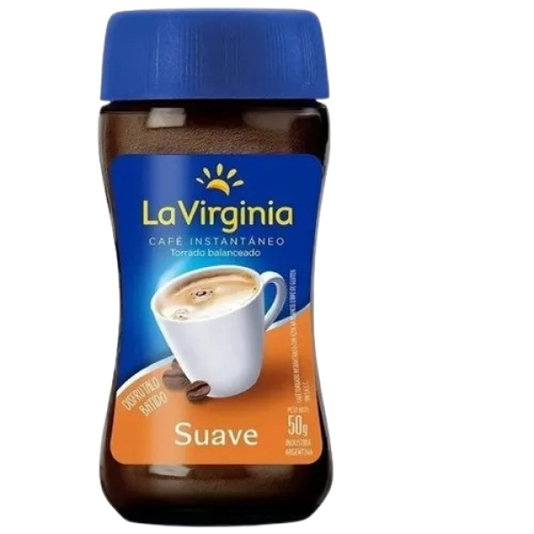 La Virginia Cafe Instantaneo Suave Frasco 50gr