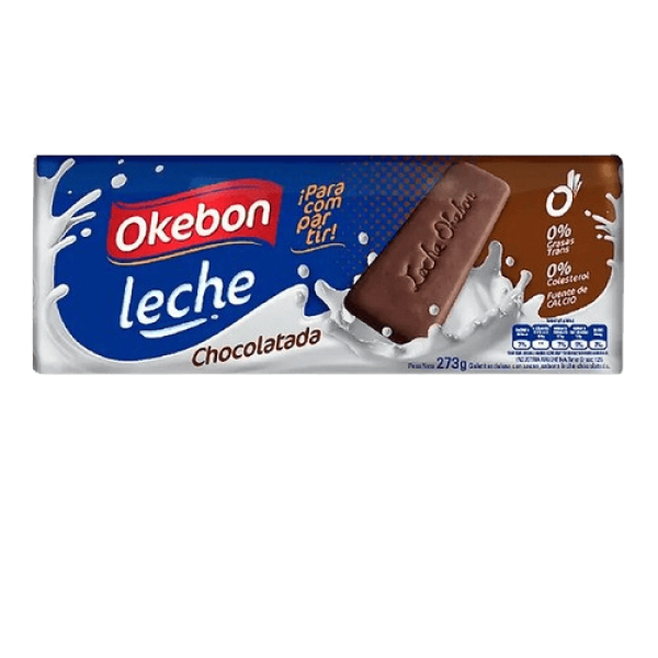 Okebon Galletitas Dulces Con Cacao,Sabor A Leche Chocolatada 273gr