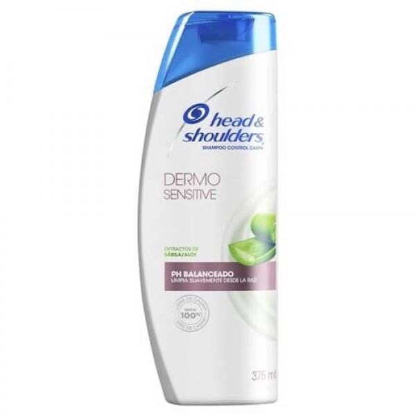 Head & Shoulders Shampoo Sensitive Extractos De Aloe 375ml