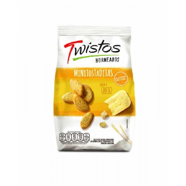 Twistos Galletitas Snack Sabor Queso 100gr