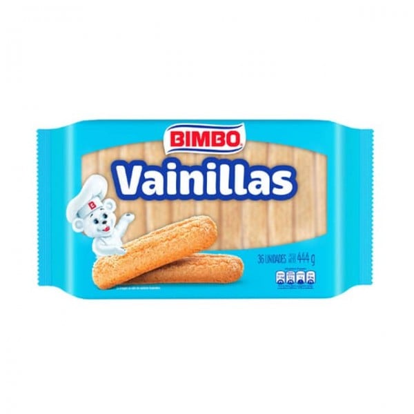 Bimbo Galletitas Dulces Vainillas 36 Unidades 444gr