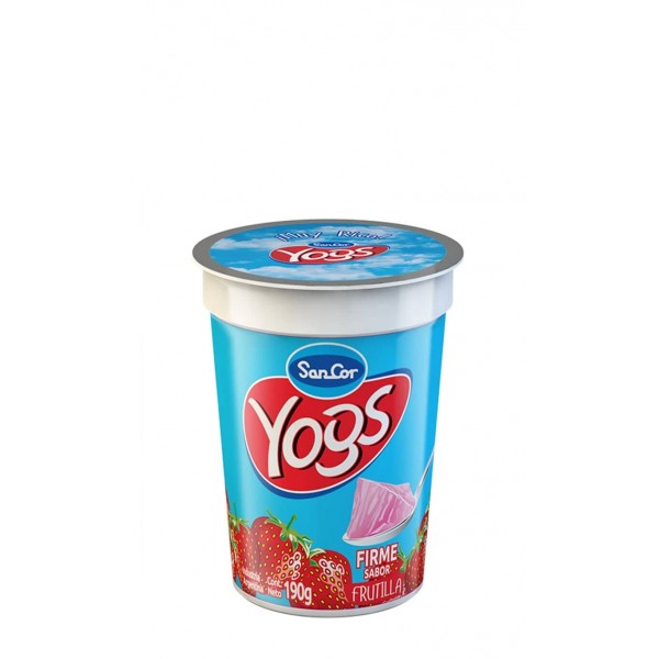 Yogs Yogur Firme Sabor Frutilla 190gr