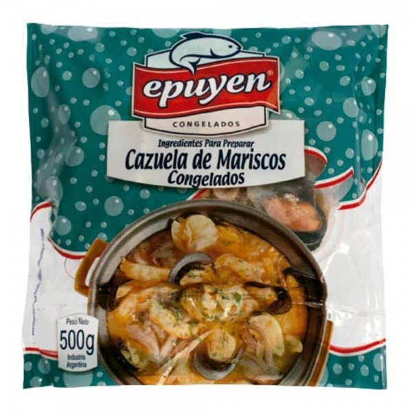 Epuyen Cazuela de Mariscos Congeladas 500gr