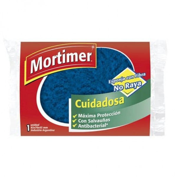 Mortimer Esponja con Fibra Cuidadosa 1 Unidad