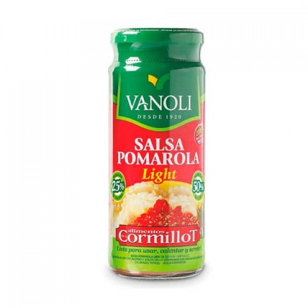 Vanoli Salsa Pomarola Light Cormillot 340gr
