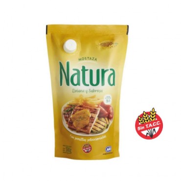 Natura Mostaza Con Semillas Seleccionadas 500gr