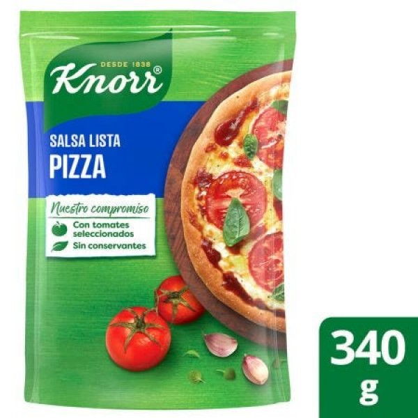 Knorr Salsa Lista Pizza Sin Conservantes 340gr