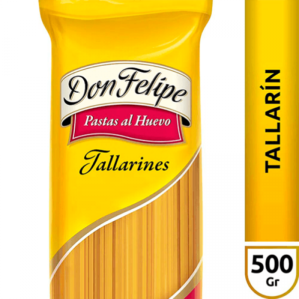 Don Felipe Fideos Tallarines Pastas Al Huevo 500gr