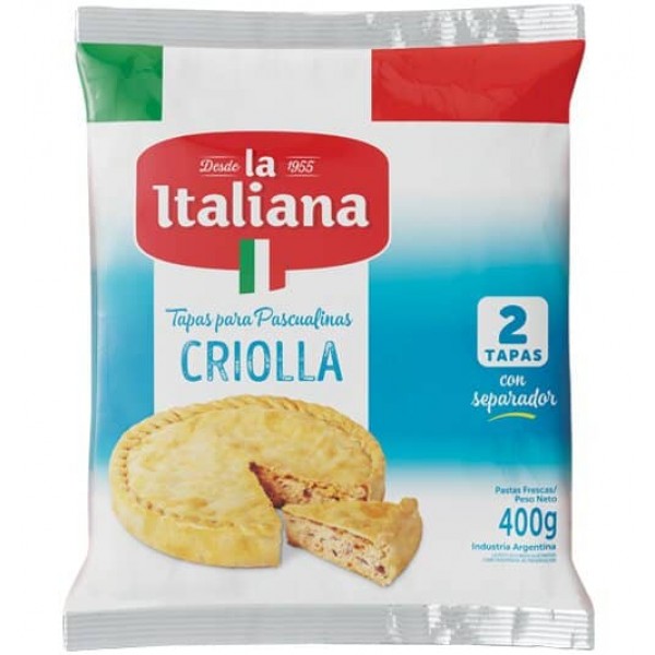 La Italiana Tarta Pascualina Criolla 400gr