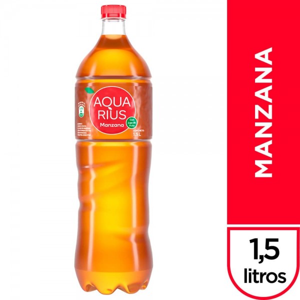 Aquarius Agua Saborizada Manzana 1.5L