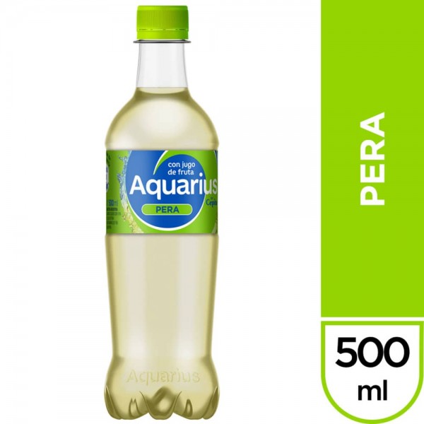 Aquarius Agua Saborizada Pera 500ml