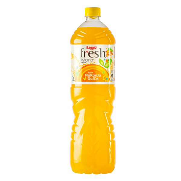 Baggio Fresh Agua Saborizada Naranja Dulce Liviano 1.5L