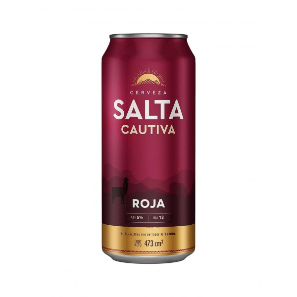 Salta Cautiva Cerveza Roja Lata 473ml