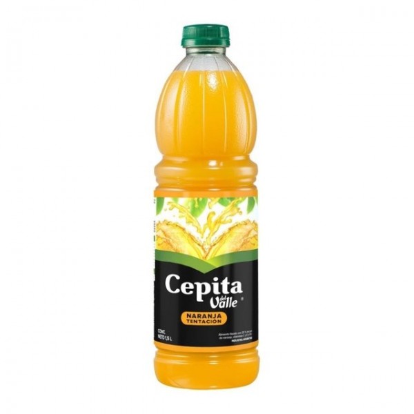 Cepita Jugo Naranja Tentacion Botella 1.5L