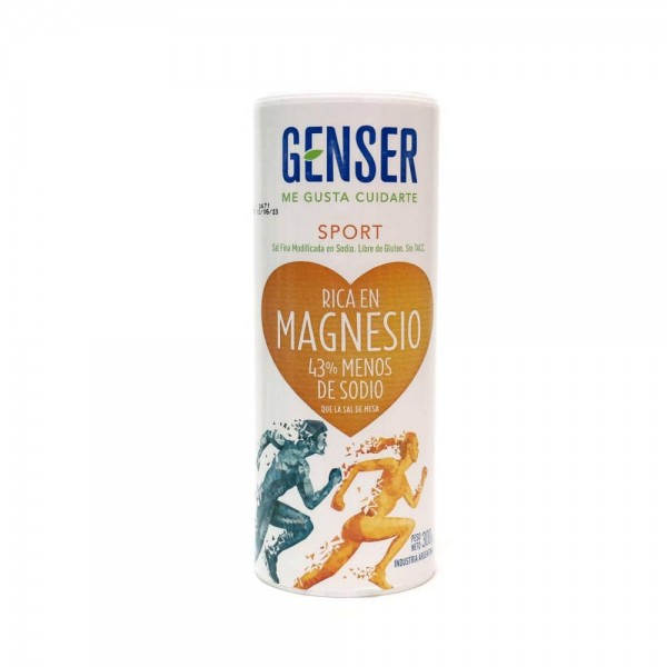 Genser Sal Fina Modificada en Sodio Con Magnesio Sport 300gr