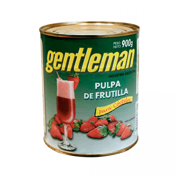 Gentleman Pulpa De Frutillas Para Cocteles 900gr