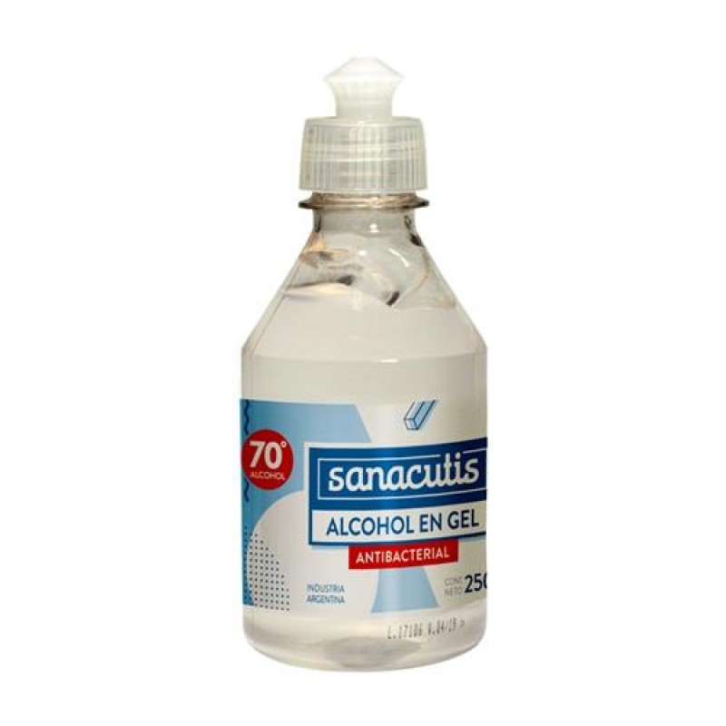Sanacutis Alcohol en Gel Antibacterial 250cc