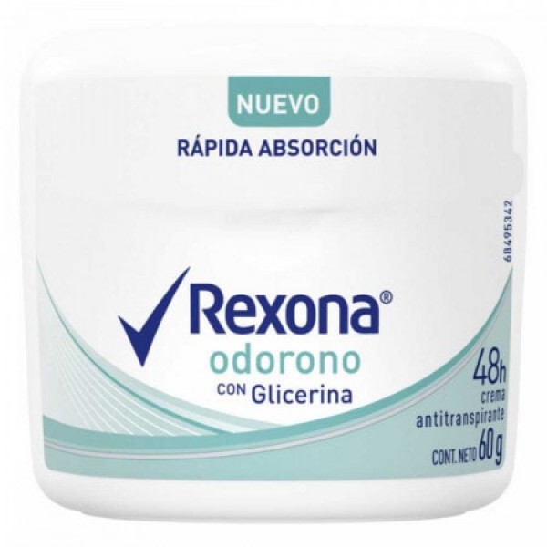 Rexona Crema Antitranspirante Odorono Con Glicerina 60gr