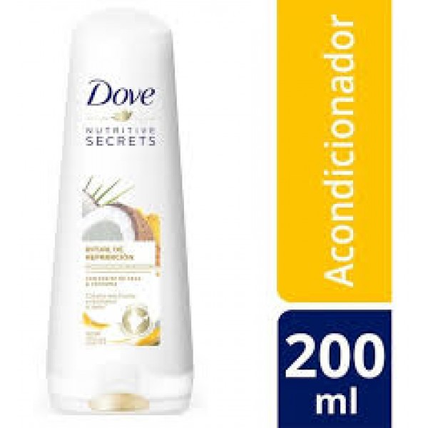 Dove Acondicionador Ritual De Reparacion con Aceite de Coco y Curcuma 200ml