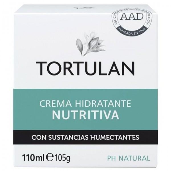 Tortulan Crema Hidratante Nutritiva Con Sustancias Humectantes PH Natural 110ml