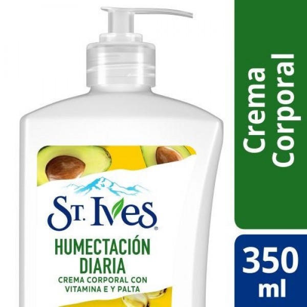 ST. Ives Crema Corporal Humectacion Diaria con Vitamina E y Palta 350ml