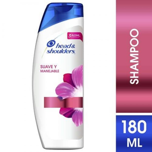 Head And Shoulders Shampoo Suave Y Manejable 180ml