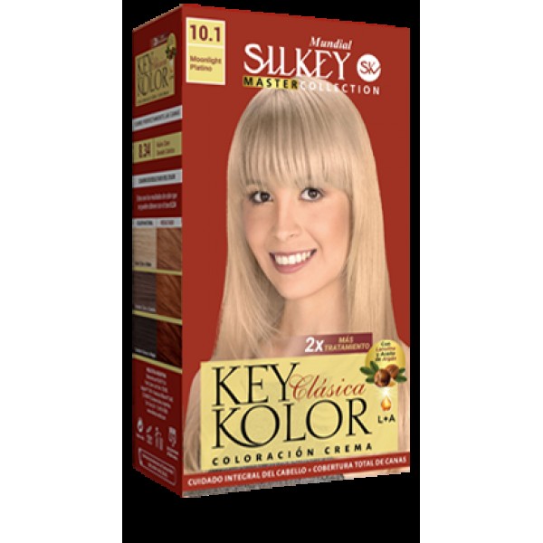 Silkey Key Kolor Clasica Coloracion Crema N10.1 Moonlight Platino
