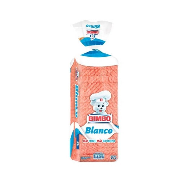 Bimbo Pan Blanco 550gr