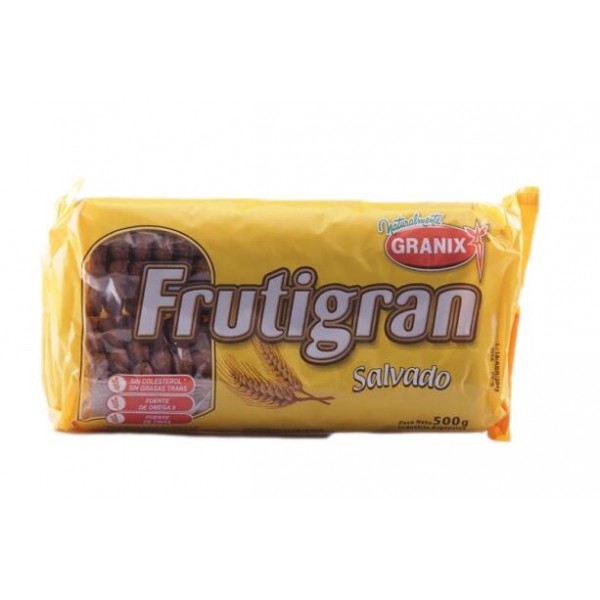 Frutigran Galletitas Dulces Con Salvado Pack x2 500gr