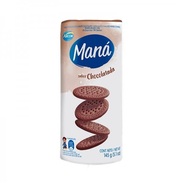 Mana Galletitas Dulces Sabor Chocolatada 145gr