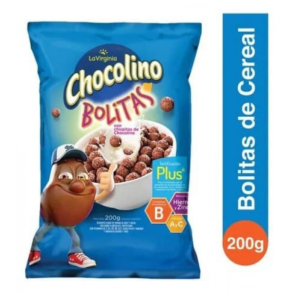 Chocolino Cereal Bolitas Con Chispitas 200gr