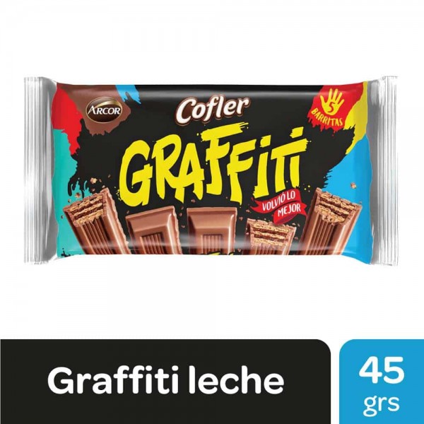 Cofler Graffiti Chocolate con Leche 45gr