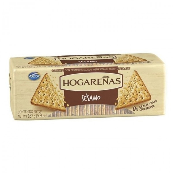 Hogareñas Galletitas Con Sésamo 167gr