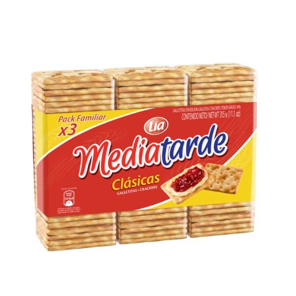Mediatarde Galletitas Crackers Clasicas x3 315gr