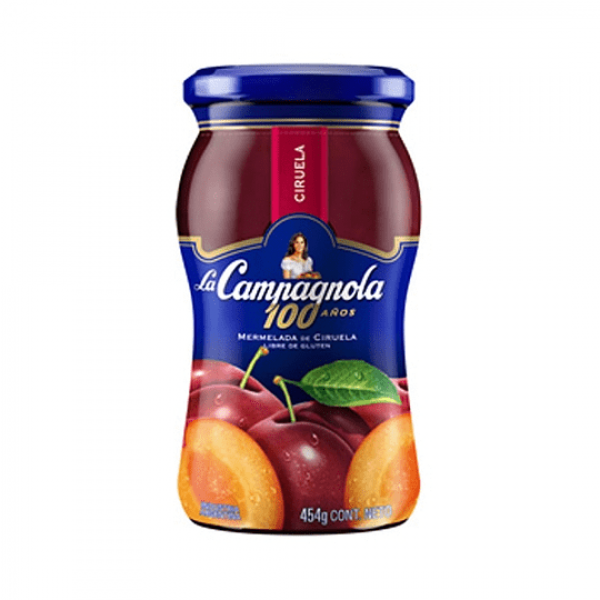 La Campagnola Mermelada Ciruela Frasco 454gr