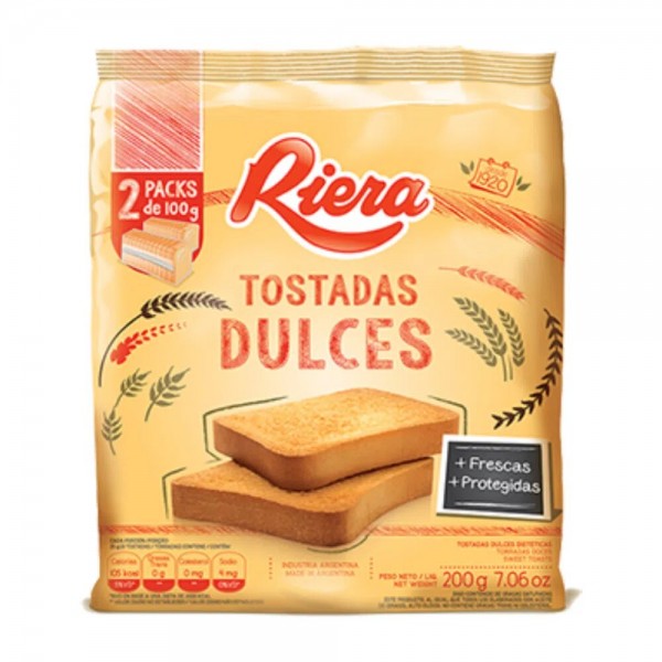 Riera Tostadas Dulces 200gr