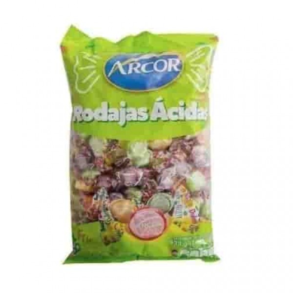 Arcor Caramelos Rodajas Acidas 930gr