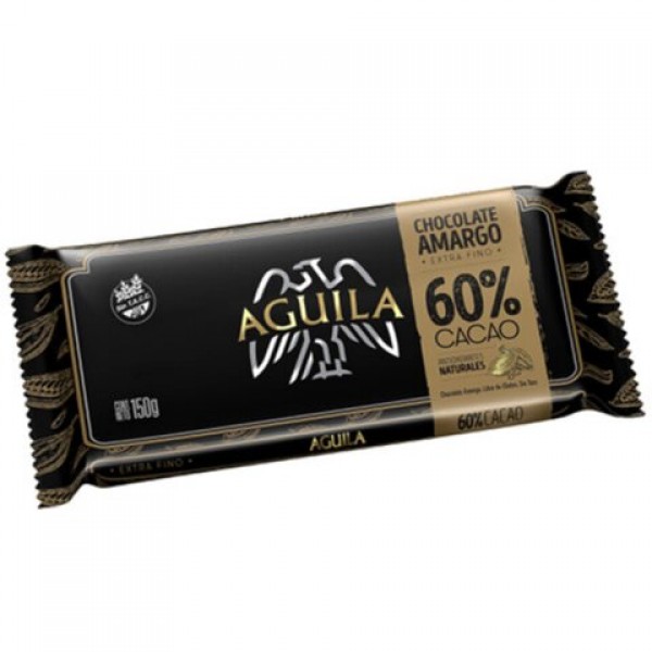 Aguila Chocolate Amargo Extra Fino 60 Porciento de Cacao 150gr
