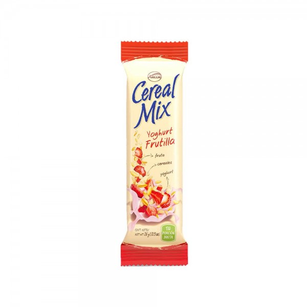 Cereal Mix Barra De Cereal Yoghurt Frutilla 26gr