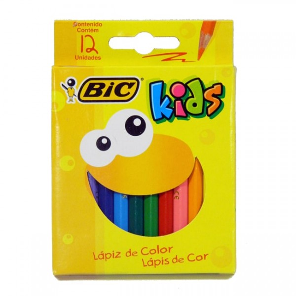 Bic Lápiz De Color Corto Kids 12 Unidades
