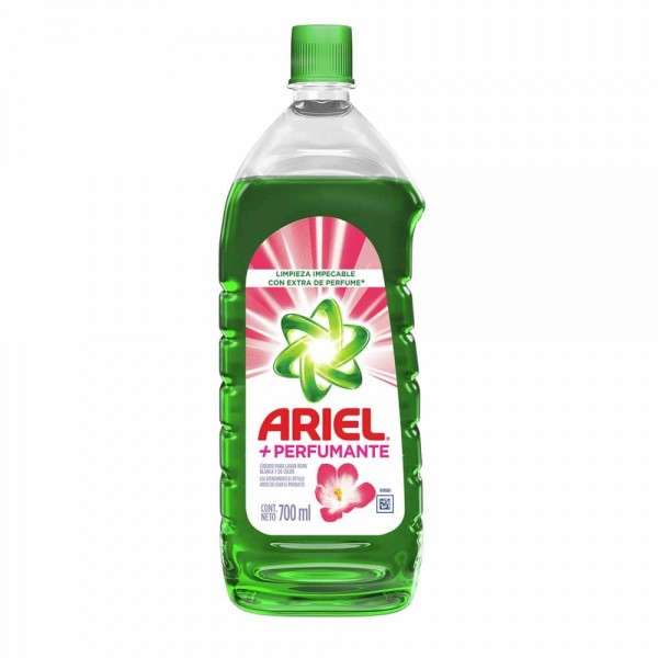 Ariel Jabon Liquido Para La Ropa Mas Perfumante 700ml